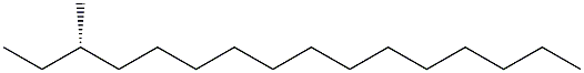 [S,(+)]-3-Methylhexadecane Struktur