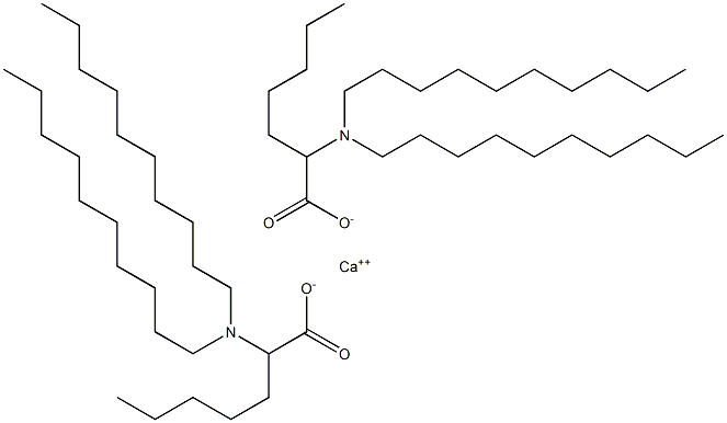 Bis[2-(didecylamino)heptanoic acid]calcium salt