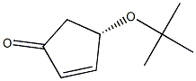 (S)-3-(tert-Butoxy)cyclopenta-4-en-1-one 结构式