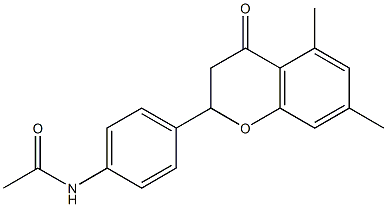 2-(4-Acetylaminophenyl)-5,7-dimethylchroman-4-one