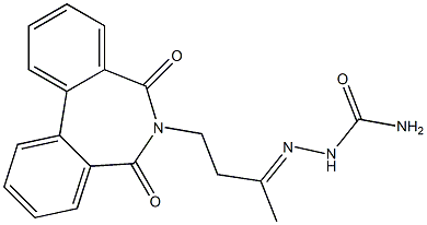 6-(3-Semicarbazonobutyl)-5H-dibenz[c,e]azepine-5,7(6H)-dione