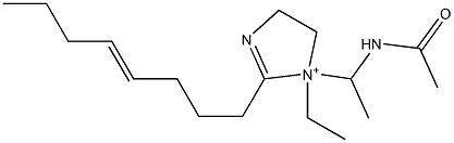1-[1-(Acetylamino)ethyl]-1-ethyl-2-(4-octenyl)-2-imidazoline-1-ium