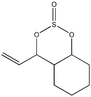 4-Vinylhexahydro-4H-1,3,2-benzodioxathiin 2-oxide Structure
