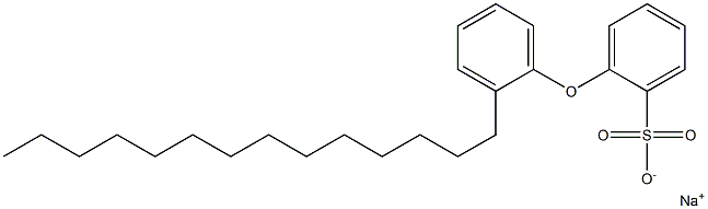 2-(2-Tetradecylphenoxy)benzenesulfonic acid sodium salt Struktur