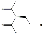 (R)-2-Acetyl-4-hydroxybutyric acid methyl ester Structure