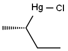 (+)-[(S)-sec-Butyl]chloromercury(II) 结构式