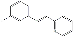 2-(3-Fluorostyryl)pyridine Structure