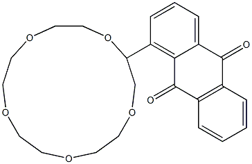 1-(1,4,7,10,13-Pentaoxacyclopentadecan-2-yl)anthracene-9,10-dione