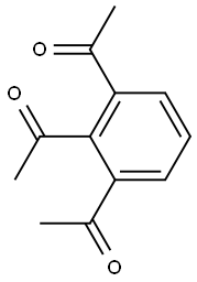 1,2,3-Triacetylbenzene Structure