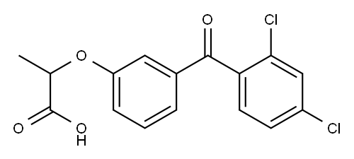 2-[m-(2,4-Dichlorobenzoyl)phenoxy]propionic acid