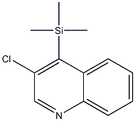 3-Chloro-4-(trimethylsilyl)quinoline, 128676-81-3, 结构式