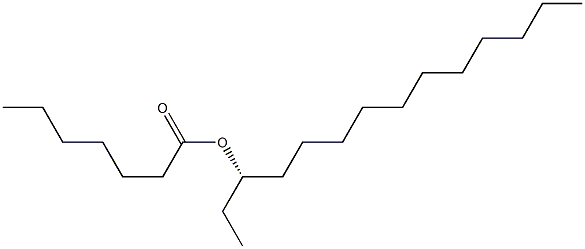 (-)-Heptanoic acid (S)-1-ethyldodecyl ester