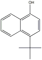 4-tert-Butyl-1-naphthol Struktur