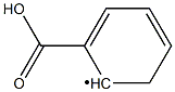 2-カルボキシフェニルラジカル 化学構造式