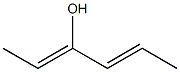 2,4-Hexadien-3-ol 结构式