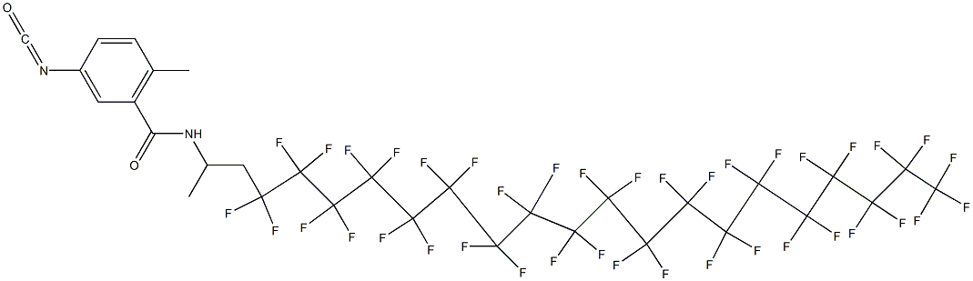  3-Isocyanato-6-methyl-N-[2-(nonatriacontafluorononadecyl)-1-methylethyl]benzamide