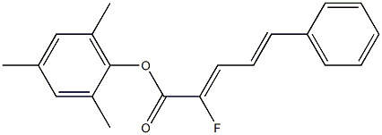 (2Z)-2-Fluoro-5-phenyl-2,4-pentadienoic acid 2,4,6-trimethylphenyl ester