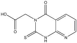 1,2,3,4-Tetrahydro-4-oxo-2-thioxopyrido[2,3-d]pyrimidine-3-acetic acid Structure