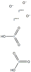よう素酸よう素(III)オキシド 化学構造式