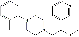 1-[2-Methoxy-2-(3-pyridyl)ethyl]-4-(o-tolyl)piperazine