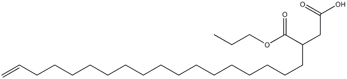 3-(17-Octadecenyl)succinic acid 1-hydrogen 4-propyl ester Structure