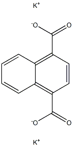 1,4-Naphthalenedicarboxylic acid dipotassium salt Structure