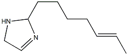 2-(5-Heptenyl)-3-imidazoline Structure