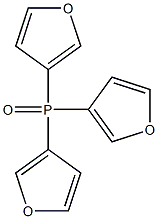 トリ(3-フリル)ホスフィンオキシド 化学構造式