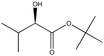 [R,(+)]-2-ヒドロキシ-3-メチル酪酸tert-ブチル 化学構造式