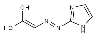 2-[(E)-[2,2-Dihydroxyethenyl]azo]-1H-imidazole Struktur
