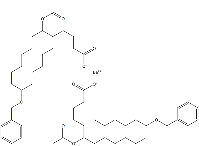  Bis(13-benzyloxy-6-acetyloxystearic acid)barium salt