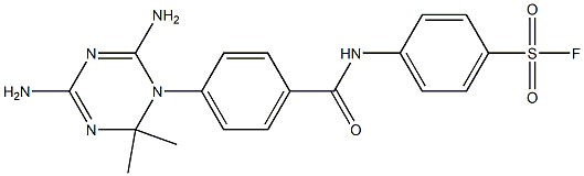  2,4-Diamino-6,6-dimethyl-5,6-dihydro-5-[4-[(4-fluorosulfonylphenyl)aminocarbonyl]phenyl]-1,3,5-triazine