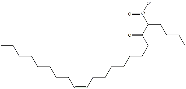 (Z)-5-Nitro-14-tricosen-6-one Structure