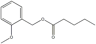 Pentanoic acid 2-methoxybenzyl ester 结构式