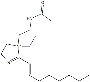 1-[2-(Acetylamino)ethyl]-1-ethyl-2-(1-octenyl)-2-imidazoline-1-ium