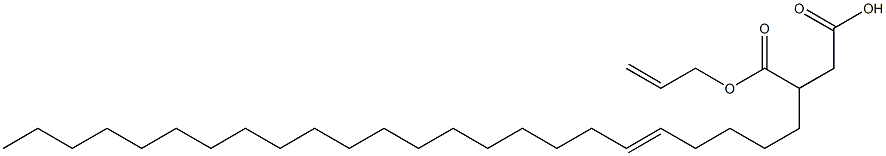 3-(5-Tetracosenyl)succinic acid 1-hydrogen 4-allyl ester Struktur