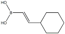 (E)-2-Cyclohexylethenylboronic acid Struktur