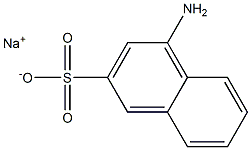 4-Amino-2-naphthalenesulfonic acid sodium salt 结构式