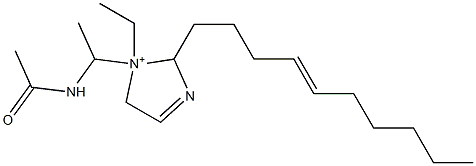 1-[1-(Acetylamino)ethyl]-2-(4-decenyl)-1-ethyl-3-imidazoline-1-ium|