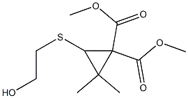  3-(2-Hydroxyethyl)thio-2,2-dimethylcyclopropane-1,1-dicarboxylic acid dimethyl ester