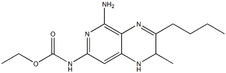 N-[(5-Amino-1,2-dihydro-3-butyl-2-methylpyrido[3,4-b]pyrazin)-7-yl]carbamic acid ethyl ester
