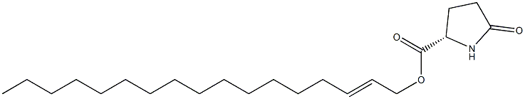 (S)-5-Oxopyrrolidine-2-carboxylic acid 2-heptadecenyl ester 结构式