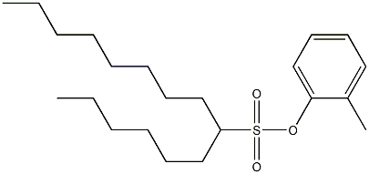  7-Pentadecanesulfonic acid 2-methylphenyl ester