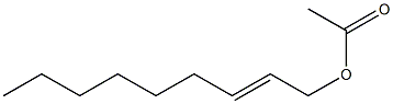 Acetic acid 2-nonenyl ester Struktur