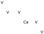 Pentavanadium calcium Struktur