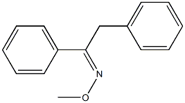 Deoxybenzoin O-methyl oxime Struktur