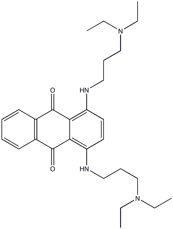 1,4-Bis[3-(diethylamino)propylamino]anthraquinone Structure