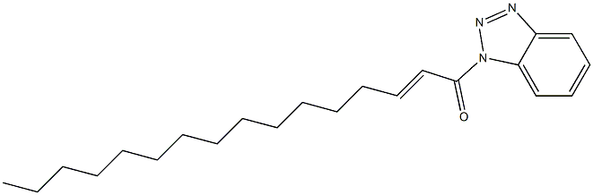 1-(2-Hexadecenoyl)-1H-benzotriazole Structure