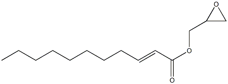 2-Undecenoic acid (oxiran-2-yl)methyl ester Structure