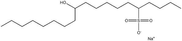 11-Hydroxynonadecane-5-sulfonic acid sodium salt